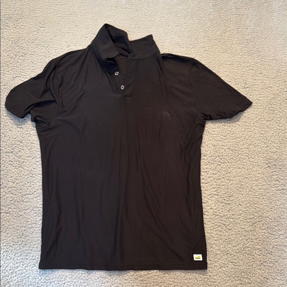 VUORI Strato Tech Polo Men's Black Polo Shirt size M - Picture 1 of 6